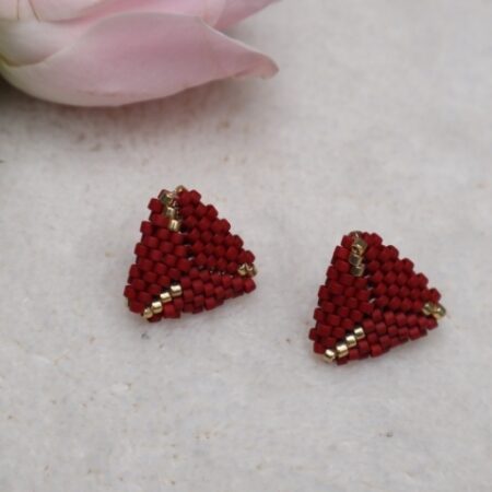 Crimson Shard Earring