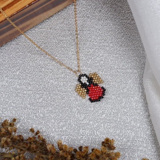 Aurelia Angel Beaded Necklace