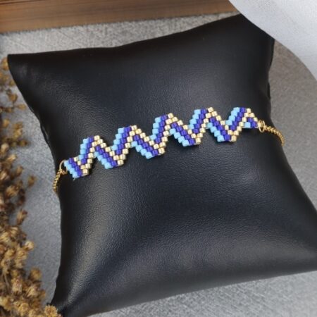 Azure Zigzag Bracelet