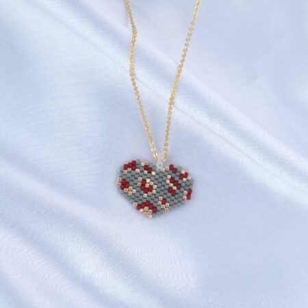 Pixel Heart Necklace