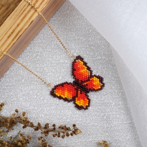 Emberwing Beaded Necklace