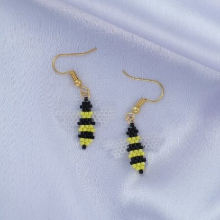 Buzzling Bee Drop Earrings