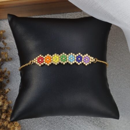 Rainbow Bloom Bracelet