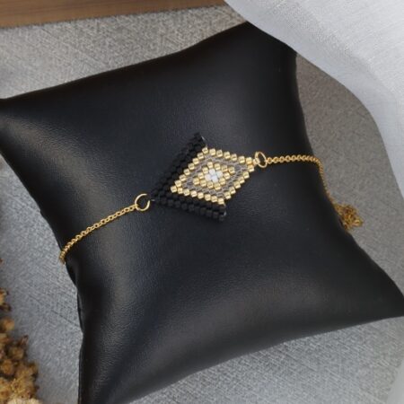 Golden Noir Diamond Bracelet