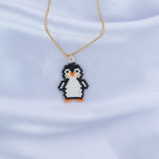 Winter Waddle Penguin Necklace