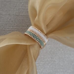 Frosted Meadow Beaded Band