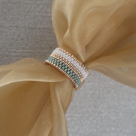 Frosted Meadow Beaded Band