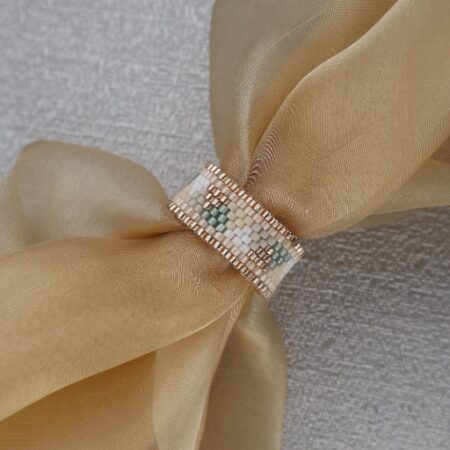 Dusk Petal Beaded Band
