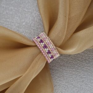 Petal Kiss Beaded Band
