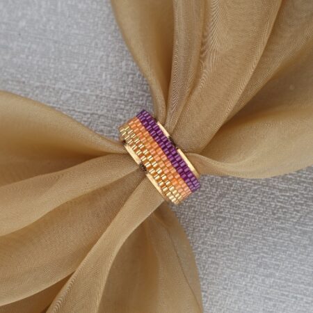 Sunbeam Stripe Beaded Band