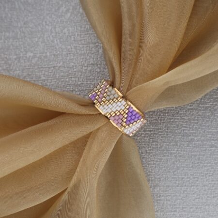 Lilac Mist Beaded Band