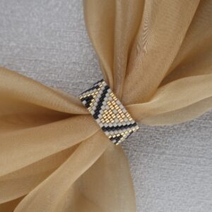 Savannah Chevron Beaded Band