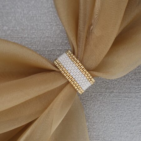 Golden Meridian Beaded Band