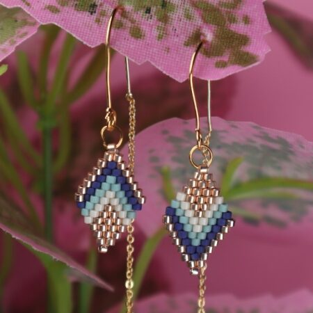 Ocean Mist Diamond Threader Earring